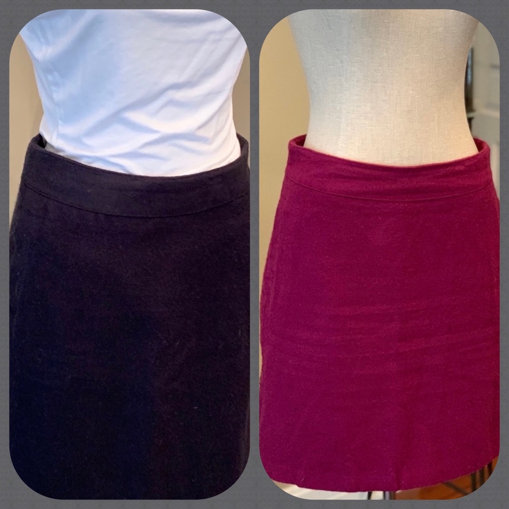 Soft black &pink skirts - fully lined